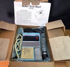 Vintage Weller WTCP TC202 Soldering Station TC201 Iron Stand Box Tested Works