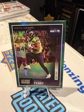 2020 Score - Rashaad Penny #325 GREEN END ZONE /6 SSP RARE! SEATTLE SEAHAWKS