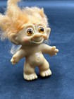 Vintage Russ Troll Doll Orange Hair Amber Eyes 4” Troll. ML — photo 4