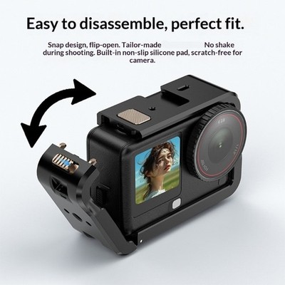 Compactly Aluminum Frame With Quick Switching Mounting Bracket For Action 6