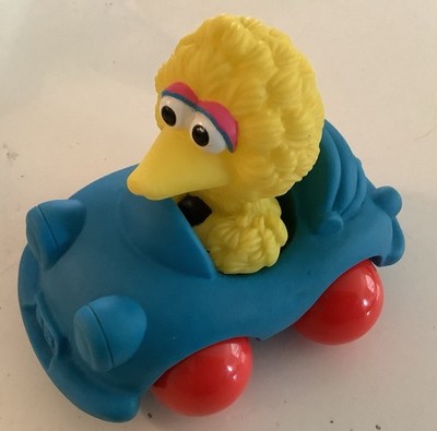 Vintage Big Bird Tyco Toys Vorschule Sesamstraße Auto - Preloved sehr guter Zustand 