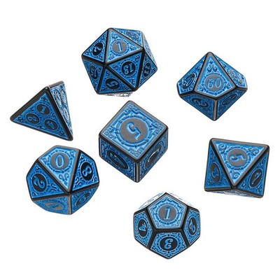 7 Stück für TRPG DND Würfel Set Acryl mehrseitig 7-Stanzformen D4-D20 polyedrisch2636