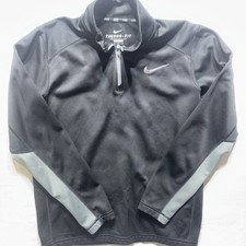 Nike Therma Fit 1/4 Zip Sweatshirt Mens Medium Black Pullover