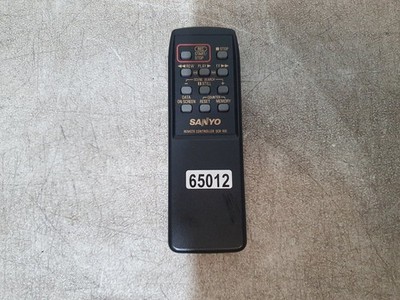 Sanyo Fernbedienung für Videorecorder Video Player schwarz SCR-100 Datenzähler