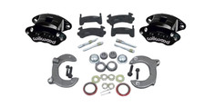 Mustang Ii 2 Front Disc Brake Upgrade Kit Black Wilwood Dual Piston Calipers