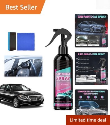 Multi-Functional 3 in 1 Ceramic Coating Spray - Scratch Repair and UV Protection