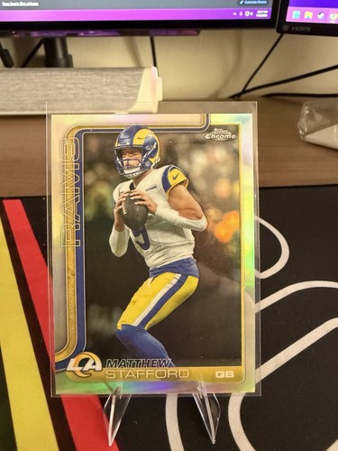 2025 Topps Chrome - Matthew Stafford #169 Silver Refractor