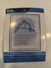 Bucilla "Love You Always" Kit Punto de Cruz Contado 8" X 10" NUEVO PRECINTADO