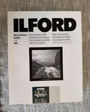 ILFORD Multigrade "IV RC DE LUXE" Pearl 8x10 Black White Paper 100 Sheets NEW
