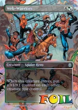 Web-Warriors Borderless 0203 MTG Marvel's Spider-Man Uncommon NP Foil