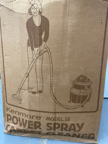 Kenmore Power Spray Carpet Cleaner Model No. 20 Vintage