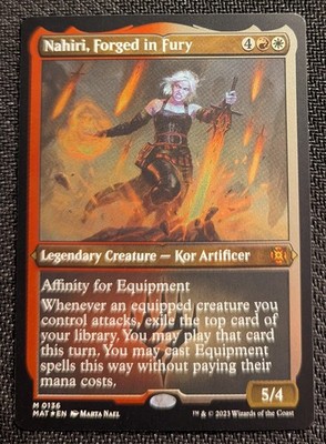 MTG Nahiri, Forged in Fury FOIL ETCHED MYTHIC MOM: The Aftermath NM/M Pack Fresh
