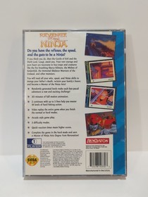 Revenge of the Ninja (Sega CD, 1994) Complete W/Reg Card, tested.