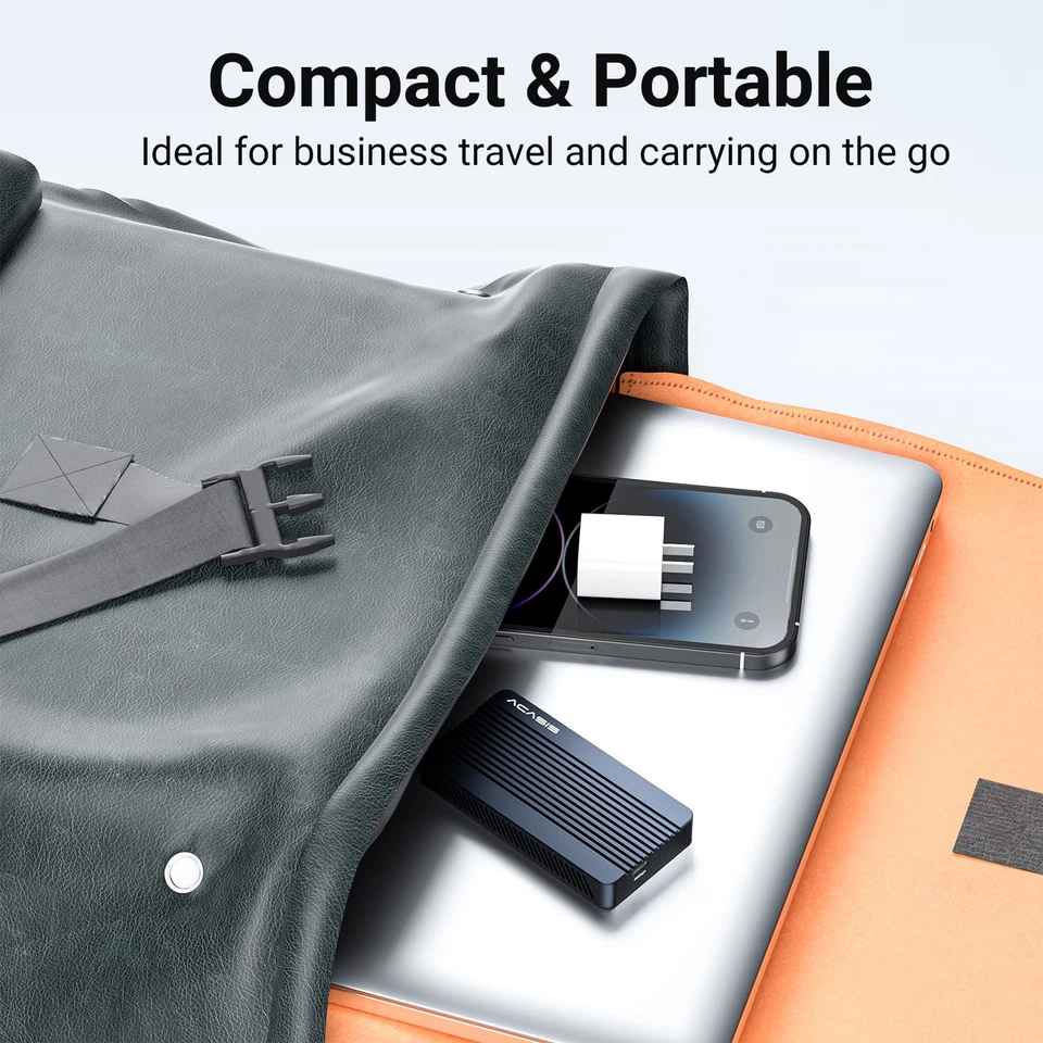 Acasis 40Gbps Thunderbolt 4 M.2 NVMe SSD Enclosure Tool-Free & TB3 Compatible - Image 2 of 4