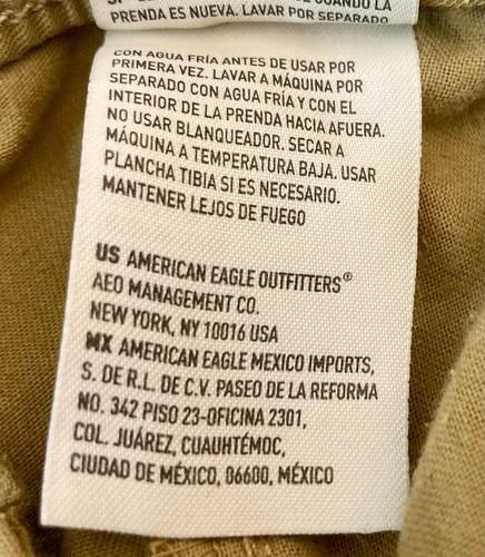American Eagle Next Level Flex Joggers Uomo Grande Tan Tela Elasticizzata Coulisse - Foto 13 di 15