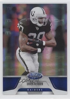 2011 Certified Mirror Blue 96/100 Darren McFadden #107 0a1