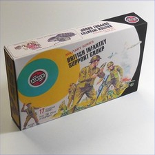 Airfix Empty British Infantry Support Group Repro Target Box 1:32 Scale 51459