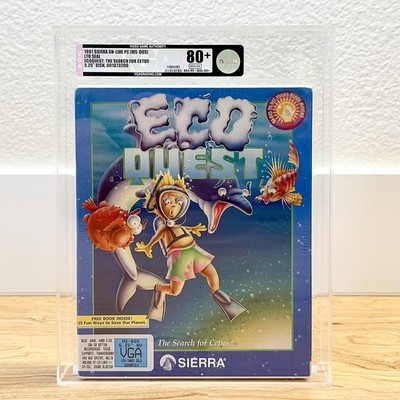 EcoQuest: Search for Cetus - VGA 80+ Sealed - IBM 5.25'' Big Box PC - 1991 Sierra