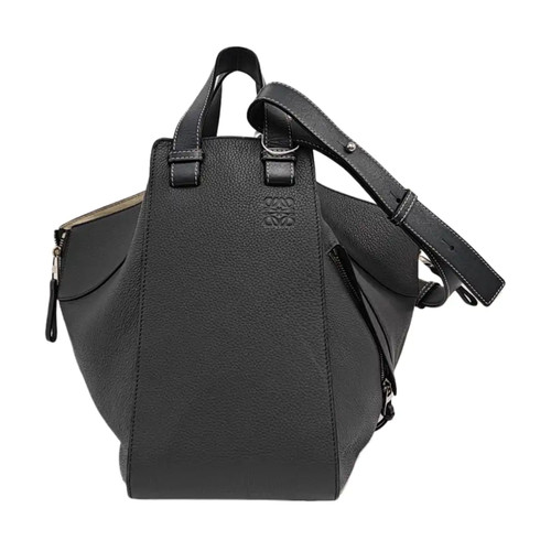 LOEWE Hammock Handbags Leather Grey Free Shipping | Duties Paid