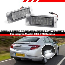 2x License Plate Lights For Cadillac Cts Srx Chevrolet Camaro Opel Mokka 2x License Plate Lights For Cadillac Cts Srx Chevrolet Camaro Opel Mokka
