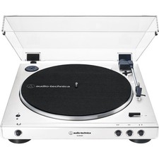 Audio-Technica AT-LP60XBT Automatic Stereo Turntable with Bluetooth, White