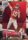 2023 Bowman U Chrome Ty Simpson #23 Red Color Match 4/5 Alabama Crimson Tide