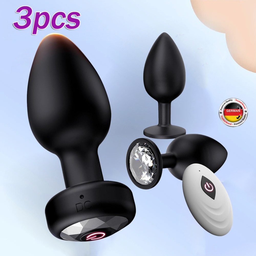 3X Stoßfunktion Prostata Stimulation Vibrator Sex Spielzeug Für Männer Vibrator