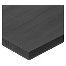 Black Hdpe Hdpe Sheet 96" L X 48" W X 1" Thick, Bulk-Ps-Pe-978