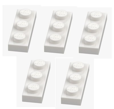 LEGO 5x Platte 1x3 White Weiß Plate 3623 362301 NEU PLATE 1X3 Architecture