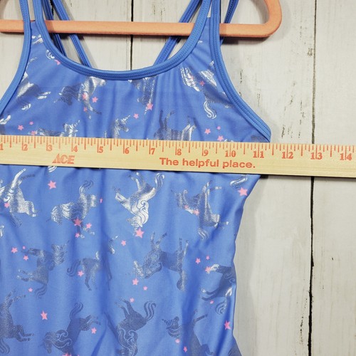More Than Magic Swim Girls Size M (7/8) Purple Unicorn Stars One Piece Swimsuit - Picture 4 of 8