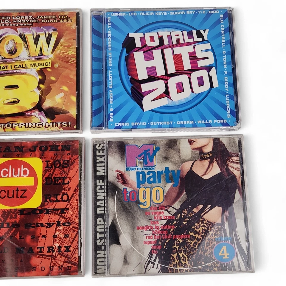 Now 8, Totally Hits, Club Cutz Various Artist CD Lot of 8 Compilation Mvyradio Foto 4 de 4