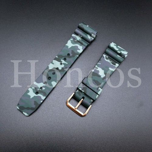 Fits for Seiko Diver Watch Band Strap SKX007 SKX009 22mm Color Rubber Camouflage - 第 12/61 張圖片