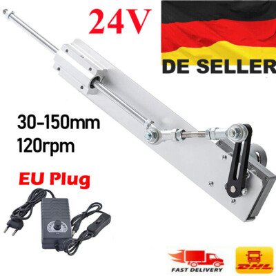 Linearantrieb Elektrischer Linear Actuator Hubkolbenmotor 24V 30~150mm 120rpm DE