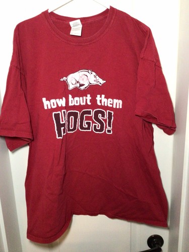 Arkansas Razorbacks How Bout Them Hogs 2XL T-Shirt