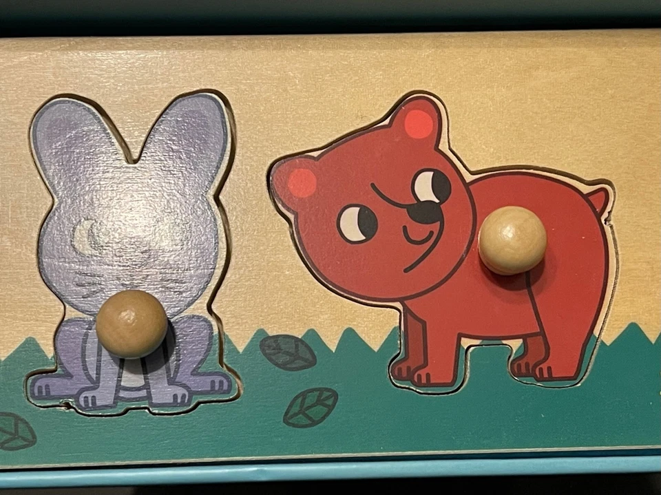 DJECO Puzzle Legno Forest n co Gioco 12m Rompicapo Bambini Bebe Motricita Fine - Immagine 4 di 4