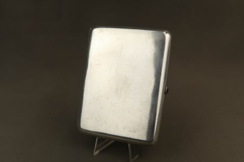 Antique Imperial Russian Silver Cigarette Case Moskow 1908 - 1926