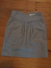 <!--F#f_0-->HERRINGBONE, Size 8, Kneelength Skirt, Linen Blend, Herringbone Print, Lined<!--F/-->