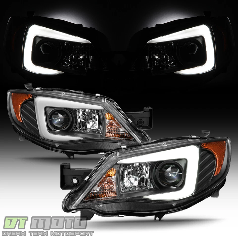 For 2008-2014 Subaru Impreza WRX HID/Xenon D2S  LED Tube Projector Headlights - Image 2 of 4