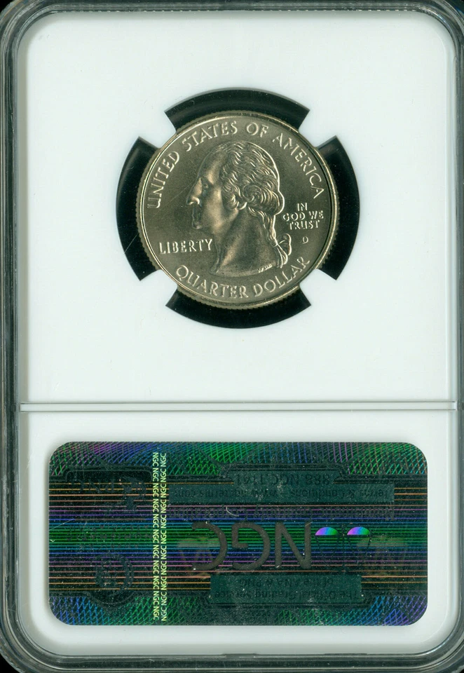 2007 D MONTANA QUARTER NGC MS68 SMS PQ 2ND FINEST MAC SPOTLESS . - Image 2 of 2
