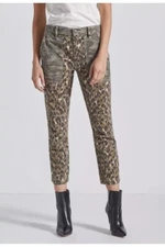Current Elliott The Weslan Utility Pant Camo & Animal Print Jeans SZ 28 NWT