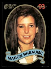 Manon Rheaume 1993 American Sports Monthly Card
