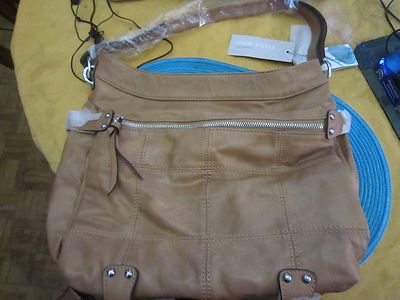 BOLSO FASHION BAG PAULA ROSSI MODELO CAMEL 1833-1 NUEVO A ESTRENAR