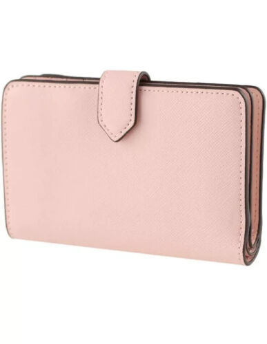 Kate Spade NY Madison mittlere kompakte faltbare Geldbörse Conch rosa Saffiano Leder - Bild 3 von 3