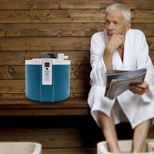 Sauna Steamer, Portable 2L Upgrated Steam Pot Generator with Remote Control, Spa