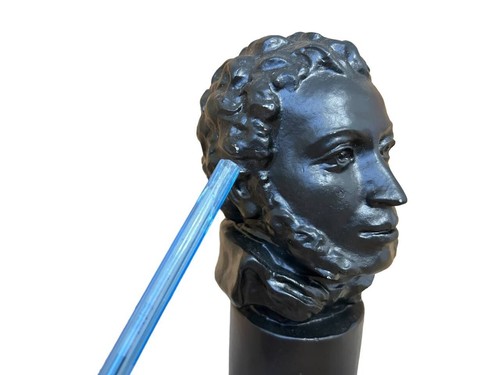 Figura de Pushkin A.S. Escritor de busto, poeta. Decoración del hogar. Figura vintage. - Imagen 17 de 17