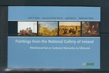 Ireland SC # 1424a, 1425a, 1426a, 1427b Paintings . Complete Booklet . MNH
