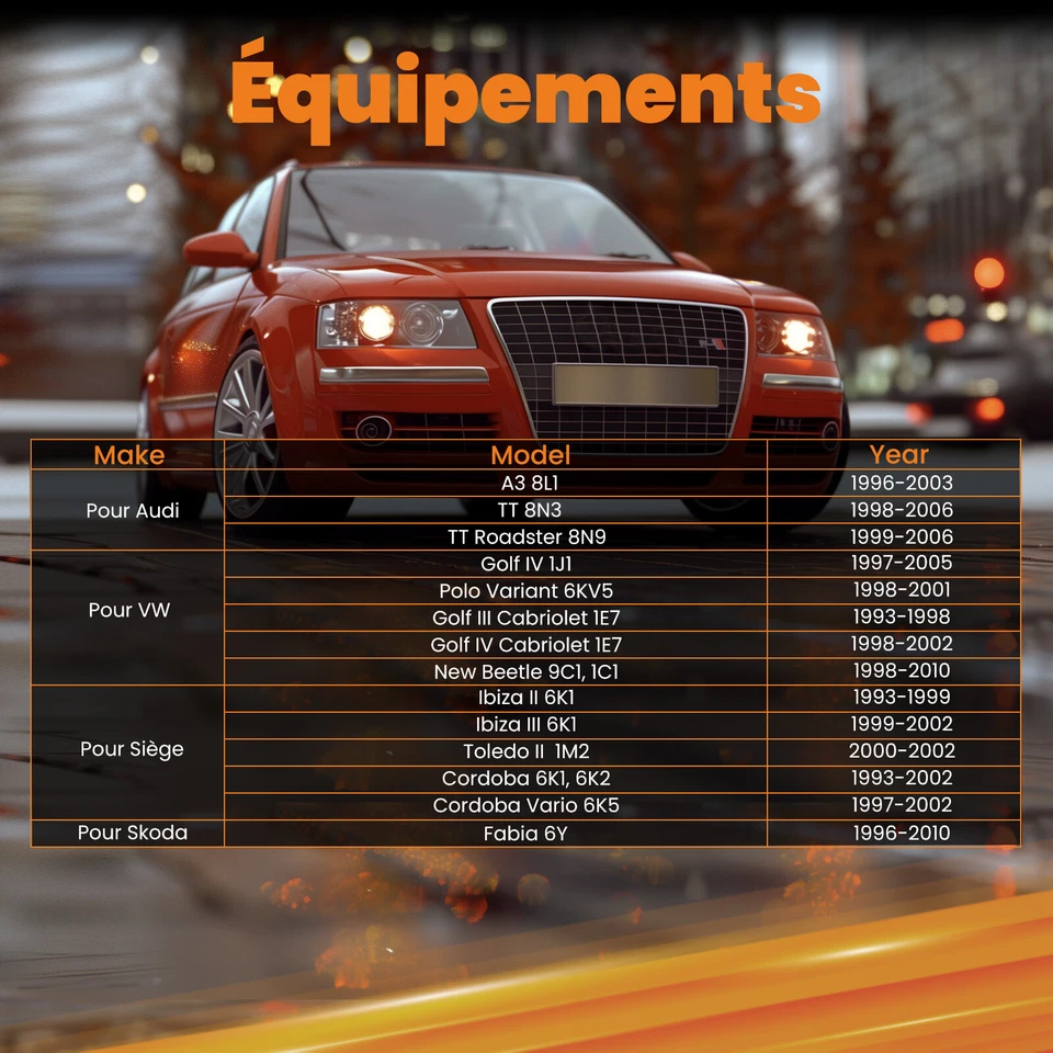 2x Étrier Arrière gauche+droite for Audi A3 TT VW Golf III IV Polo Seat Ibiza - Photo 4/4