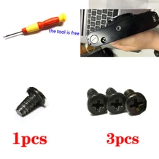 1/3 New For Canon AE-1 Black Program Bottom Plate Screws With Screwdriver (free)