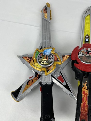 Power Rangers Ninja Steel Ninninger DX Sword Shuriken Ster Set Bundle BANDAI - Picture 2 of 5