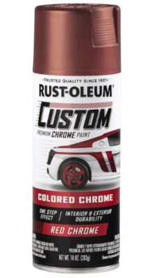 Rust-Oleum Automotive Custom Chrome Spray Paint Choose color ( Black,Red,Blue)